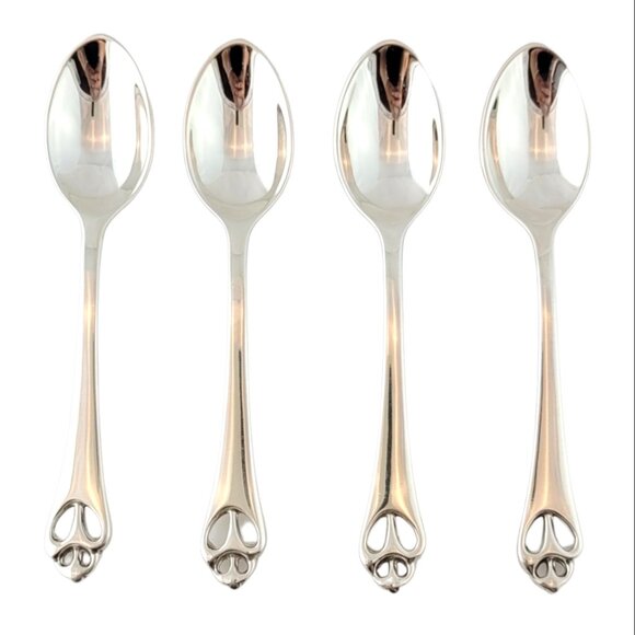 Vintage Tiffany & Co Silver Angela Cummings Set of 4 Small Spoons #15052 - Picture 1 of 5